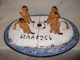 КАРАВАЙ С ХОККЕИСТАМИ