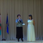 Татьяна Александровна Кравченко с ведущей концерта